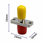 Adapter światłowodowy hybrydowy Qoltec FC/UPC-ST/UPC simplex SingleMode