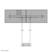Adapter do dwóch ekranów Neomounts ADM-875WH2 42-65" max 40 kg max VESA 800x400 biały