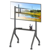 Stojak mobilny Techly TV 55-86" do 80kg regulowany półka AV