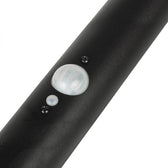 Lampa solarna LED z czujnikiem Maclean MCE465 B, czarna, IP44, 3 tryby świecenia, bateria Li-ion 18650 3,7V 1200 mAh, wbijana