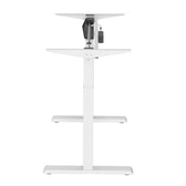 Biurko elektryczne regulacja wys. Ergo Office ER-403W, max wys 123cm, max 70 kg, bez blatu do pracy stojąco siedzącej, białe