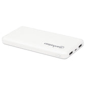 Powerbank Manhattan 10000mAh 2x USB-A 2.1A/1A Kabel USB 2w1
