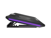 Podstawka chłodząca pod laptopa Fury Gunbai G3 14.1-17.3" z 2 wentylatorami, podświetlenie RGB, 2 USB