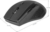 Mysz bezprzewodowa Defender ACCURA MM-365 optyczna 1600dpi 6P czarna
