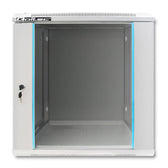 Szafa RACK Qoltec 19" | 12U | 600x635x450 | Szara | Wisząca