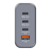 Ładowarka sieciowa Verbatim GaN GNC-140 3xUSB-C PD (2x140W+20W) 1xUSB-A QC 3.0