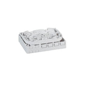 Gniazdo klienckie FTTH EFB-Elektronik FTTH-BOX-IN-5 wewnętrzne na 4 adaptery, naścienne lub na szynę DIN