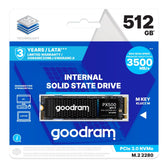 Dysk SSD GOODRAM PX500 Gen.3 512GB M.2 2280 PCIe Gen.3 NVMe (3200/2400 MB/s)
