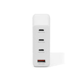 Ładowarka sieciowa DIGITUS GaN II 140W, 3x USB-C, 1x USB-A, PD 3.0, QC 3.0, Biała