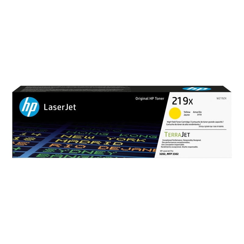 Toner HP 219X (W2192X) Yellow 2500str.