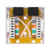 Gniazdo natynkowe kompletne 2xRJ45 8p8c UTP Cat6 LSA Netrack