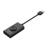 Karta dźwiękowa Orico SC2-BK-BP zewnętrzna, USB-A, 3 porty mini jack