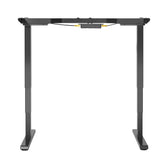Biurko elektryczne bez blatu Ergo Office, do pracy stojąco-siedzącej, max. 125kg, max. wys. 1280mm, dotykowy panel, ER-422