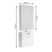 Lampa LED Maclean MCE514 W, kolor biały, 10W, IP65, 700lm, barwa neutralna biała (4000K)