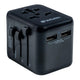 Adapter podróżny Verbatim UTA-01 globalny 2xUSB 12W