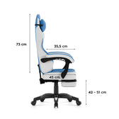 Fotel gamingowy Huzaro Force 3.7 Blue