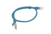 Patchcord Lanberg UTP kat.5e 0,5m niebieski