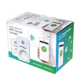 Gniazdko zdalnie sterowane GreenBlue GB155G WiFi Android iOS Alexa Google Home timer max 2000W (typ niemiecki)