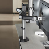 Uchwyt przegubowy na dwa monitory Deluxe Ergo Office ER-449, 17"-32", max. 9kg
