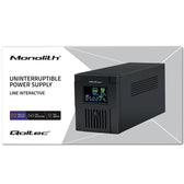 Zasilacz awaryjny UPS Qoltec  Monolith | 2000VA | 1200W | LCD | USB