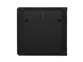 Szafa instalacyjna Rack wisząca 19" 12U 600x600 czarna Lanberg (flat pack)