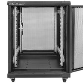 Szafa RACK Qoltec 19" | 15U | 600x600x855 | Perforowane drzwi | Stalowa obudowa