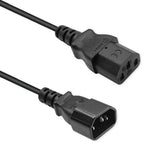 Kabel zasilający Qoltec IEC C13/C14 | 3x1.5mm2 | 1.8m