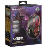 Mysz przewodowa Defender VENOM GM-640L 3200dpi Gaming 8P + GRA
