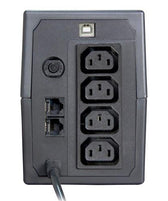 Zasilacz awaryjny UPS ORVALDI i650 LCD USB (4xIEC)  line-interactive