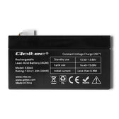 Akumulator AGM Qoltec 12V | 1.3Ah