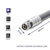 Antena LoRa Qoltec 5.8 dBi | Zewnętrzna