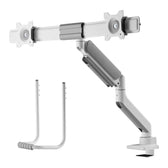 Uchwyt biurkowy na dwa monitory Neomounts DS75-450WH2 17"-32"
