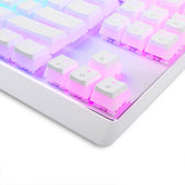 Klawiatura przewodowa Modecom Volcano LANPARTY RGB Gaming mechaniczna (Przełącznik BROWN OUTEMU) Pudding Edition