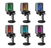 Mikrofon przewodowy Defender IMPULSE GMC 600 ze statywem STREAM strumieniowy RGB USB