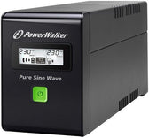 Zasilacz awaryjny UPS Power Walker Line-Interactive 600VA 2X SCHUKO 230V RJ11/45 IN/OUT, USB, LCD