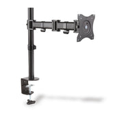 Stojak biurkowy pojedynczy z zaciskiem DIGITUS, 1xLCD, max. 27", max. 8kg, uchylno-obrotowy 360° (PIVOT)