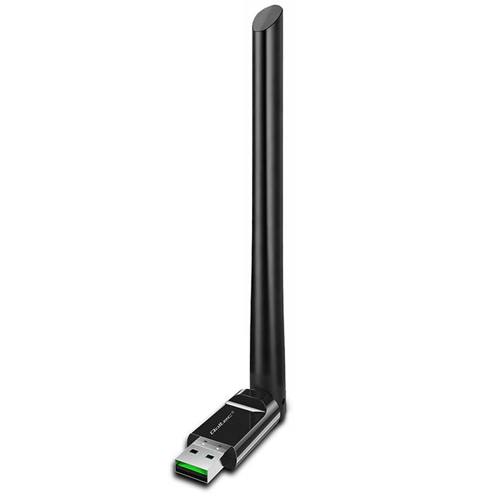 Adapter Qoltec Wi-Fi USB z anteną 6dBi | 150Mb/s