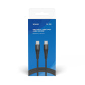 Kabel USB Typ C Savio CL-160 USB TYP C – USB TYP C 100W, 3A, QC, PD, 2m, czarny