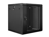 Szafa instalacyjna Rack wisząca 19" 12U 600x600 czarna Lanberg (flat pack)