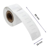 Taśma Qoltec do DYMO LW-99010 | S0722370 | 28 x 89mm | 130 sztuk