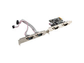 Karta Lanberg PCI Express -> COM 9Pin x4 + śledzie low profile