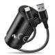 Ładowarka samochodowa everActive CC-25C 2xUSB 12W + kabel USB-C 1m