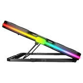 Podstawka chłodząca Rampage GLACIERS50 Gamingowa pod laptop 14–17”, 2600RPM, czarna