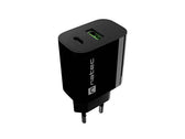 Ładowarka sieciowa Natec Ribera 1x USB-A + 1x USB-C 20w czarna
