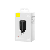 Ładowarka sieciowa Baseus GaN5 Pro CCGP120201 65W szybka z 2 gniazdami USB-C PD oraz USB