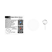 Czujnik ruchu bezprzewodowy Zigbee Tuya GreenBlue GB740, Android/iOS/,CR2450 DC 3.0V, zakr. detekcji 120° / do 8m