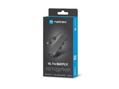 Hub USB Natec Mayfly 4xUSB 3.0 czarny USB-C + Adapter USB-A