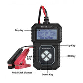 Tester cyfrowy Qoltec akumulatora z LCD | 12V | AGM | GEL | STD | 30-220Ah
