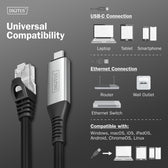Kabel adapter DIGITUS USB-C – RJ45 Kat. 6A S/FTP, 1 Gbit/s, USB 3.2 Gen1, LSZH, 10m