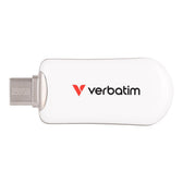 Pendrive Verbatim Plectra 256GB USB-C 3.0 White